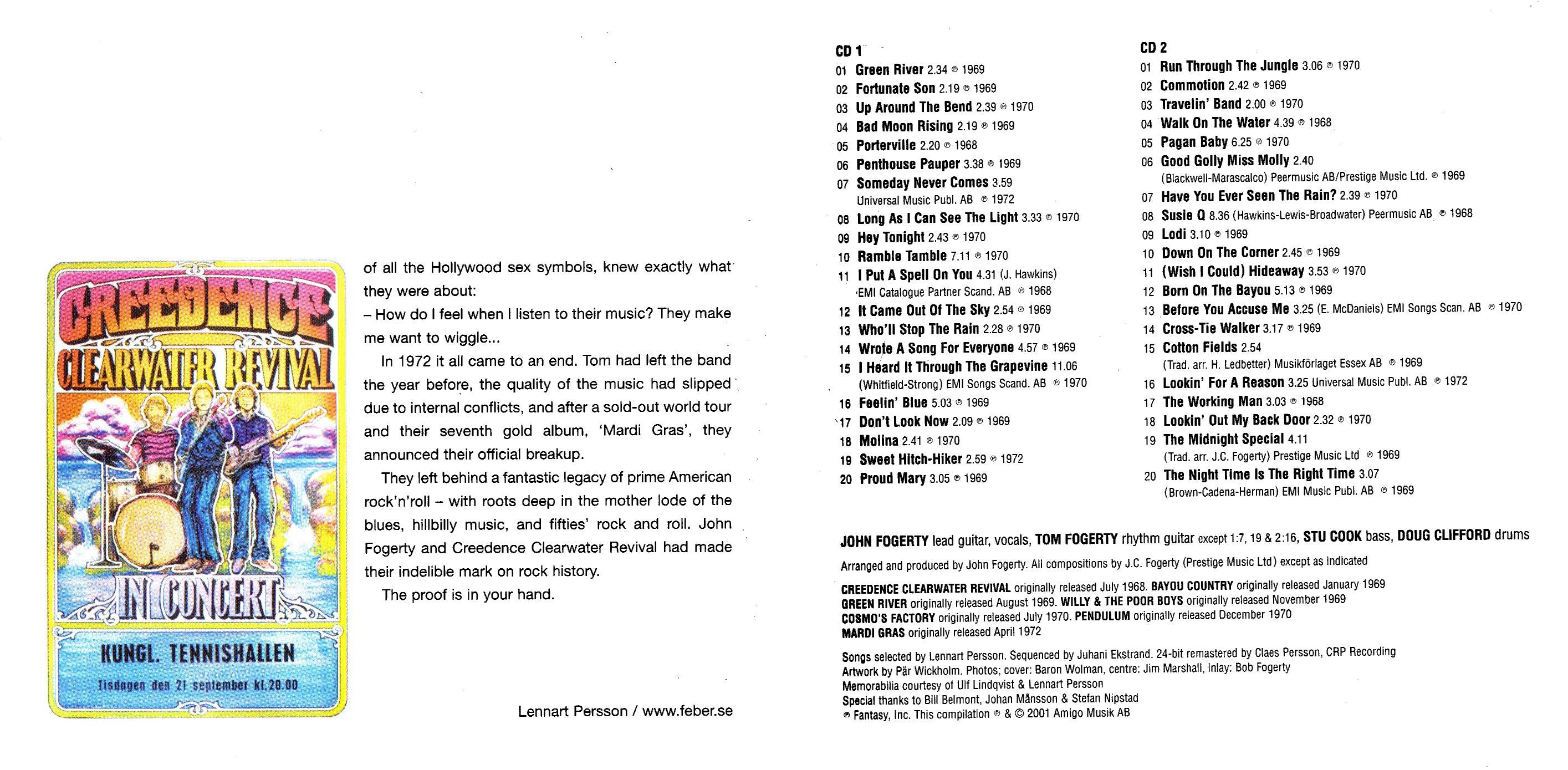 Creedence Clearwater Revival Platinum [booklet06 swe]